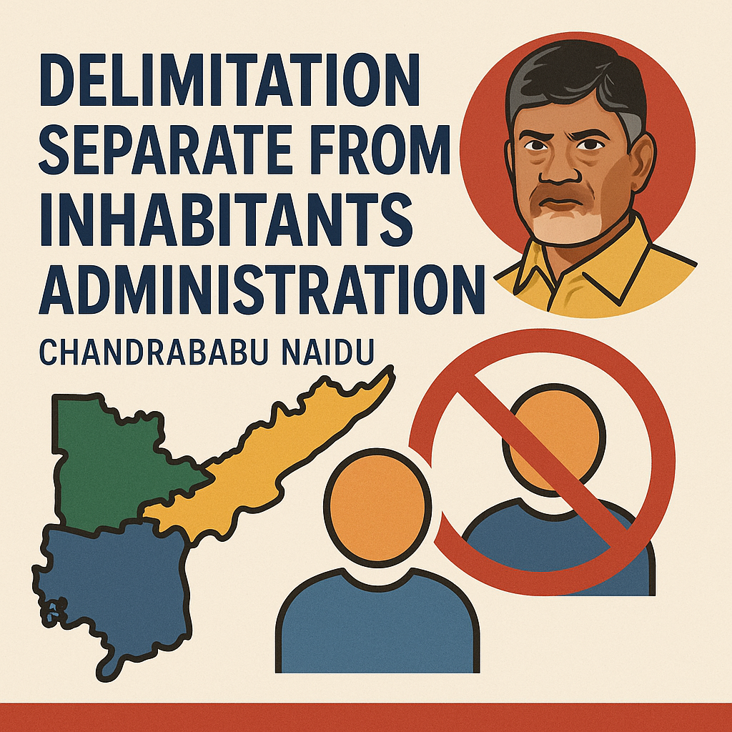 Delimitation Separate From Inhabitants Administration Chandrababu Naidu