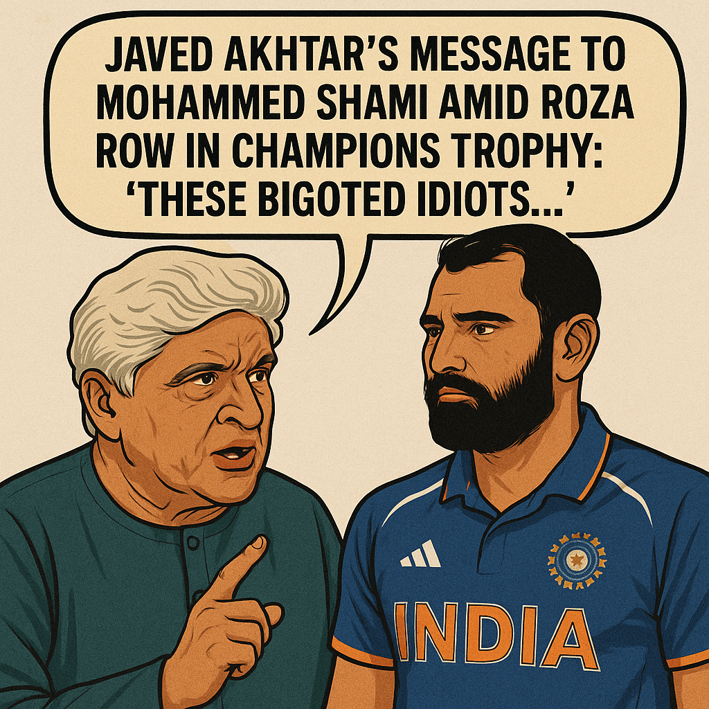Javed Akhtar's Message To Mohammed Shami Amid Roza Row In Champions Trophy These Bigoted Idiots...